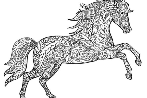 Coloring pages of real looking big animals