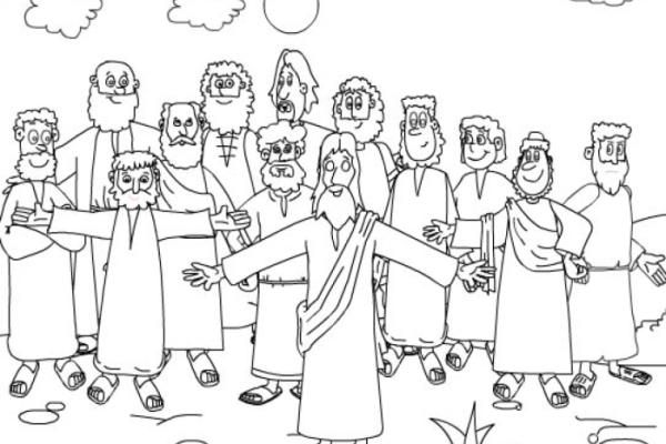 Animated coloring book of john the apposele