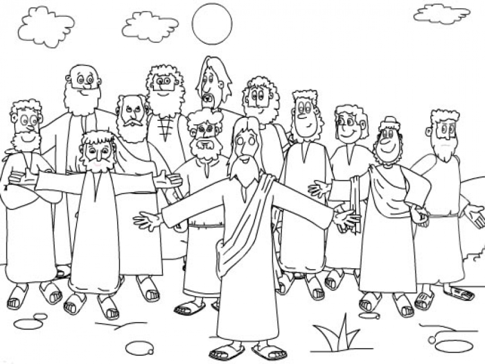 Animated coloring book of john the apposele