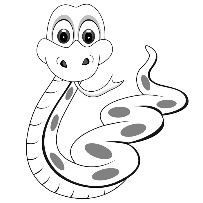 Snake coloring pages printable kids animal animalplace