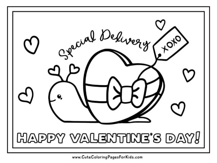 Animated valentyines coloring pages