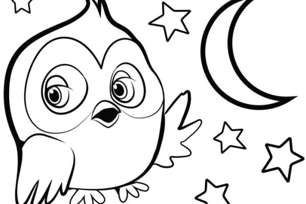 Easy animals coloring pages for kids