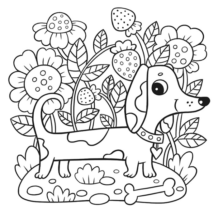 Animals nectar from flowers coloring pages