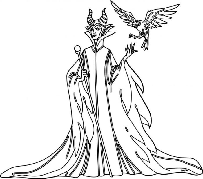 Animated maleficent dragon coloring pages