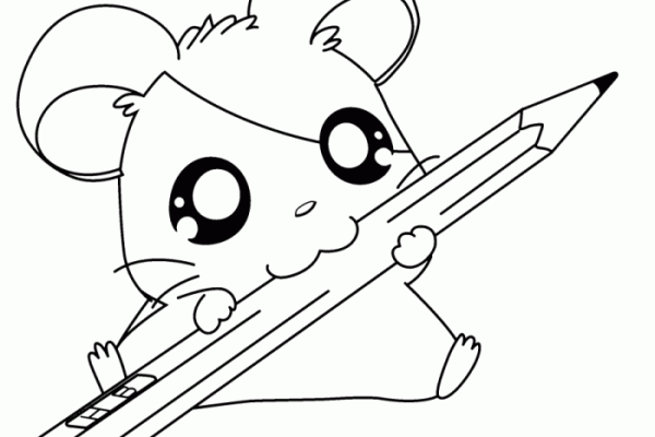 Cute coloring pages kawaii animals