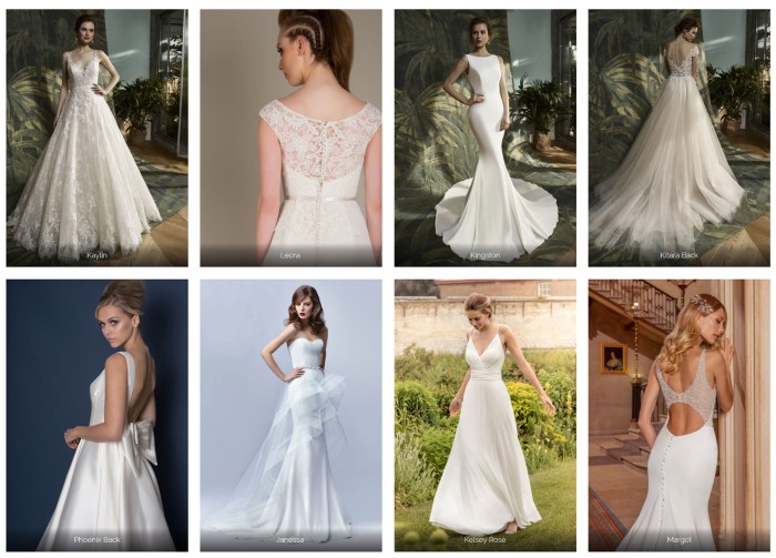 Fabric of wedding dresses