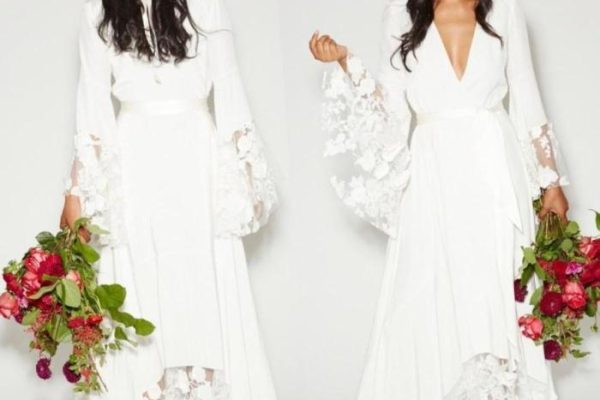 Plus size western wedding dresses