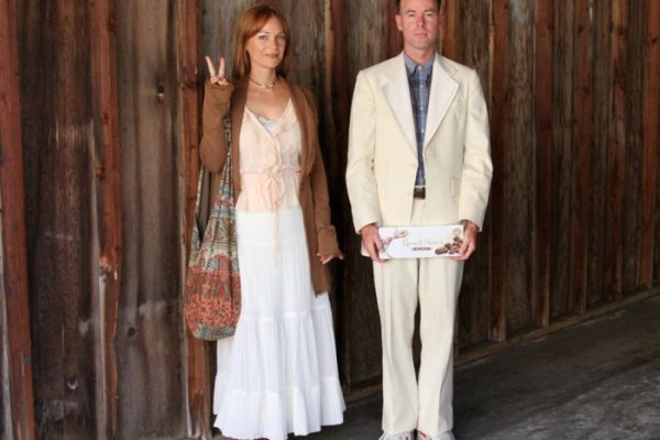 Forrest gump jenny wedding dress