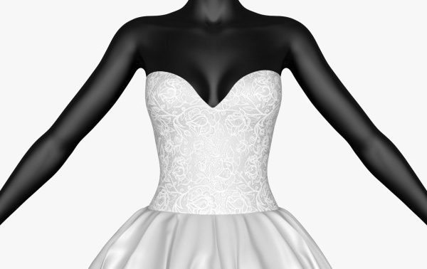 Wedding shower dress for bride