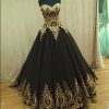 Black and Gold Wedding Dresses A Luxurious Affair