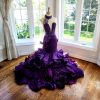 Purple Gothic Wedding Dress A Darkly Romantic Style