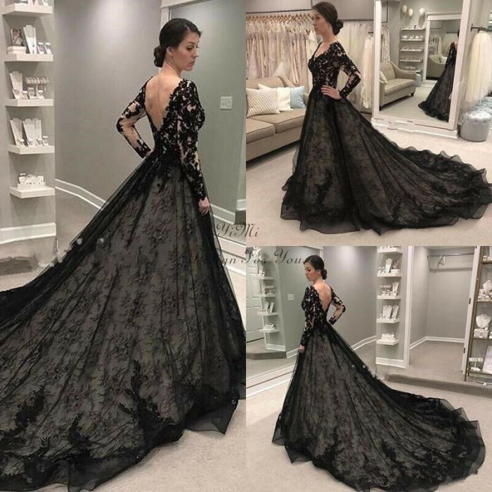 Goth wedding guest dress