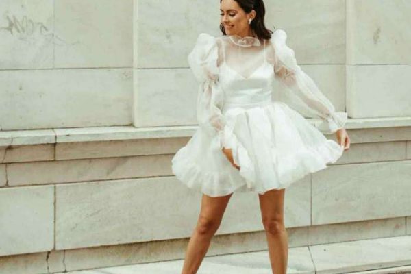 Short wedding dresses for bride